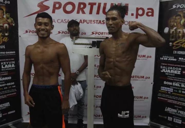Edgardo Ávila (izq.) y Jhoynner Cervera Víctor Arosemena 