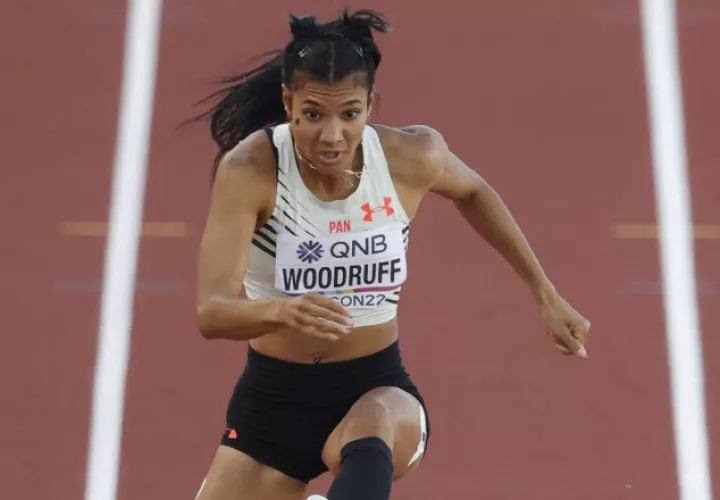 La panameña Gianna Woodruff, tendrá acción en la Liga Diamante. Foto.EFE