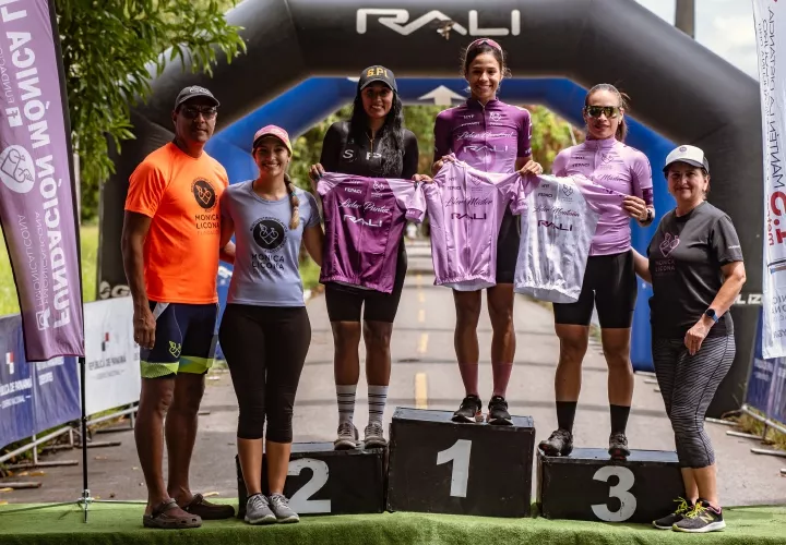 Wendy Ducreux con el jersey de campeona general. Foto: Fepaci