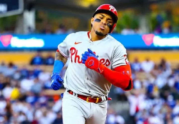 El panameño, Johan Camargo con los Filis. Foto: Instagram