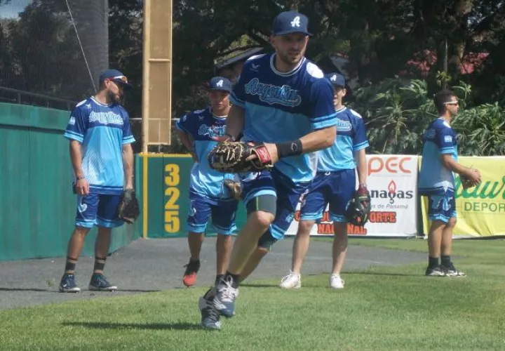 El equipo de Argentina durante los entrenamientos. Foto: Twitter