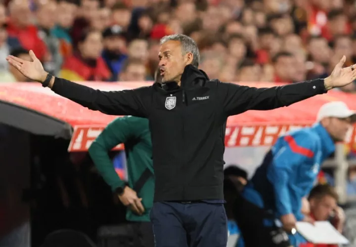 Luis Enrique, técnico de España. Foto: EFE