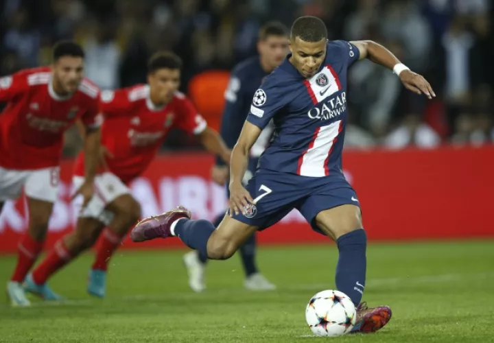 Mbappé anotó para el PSG. Foto:EFE