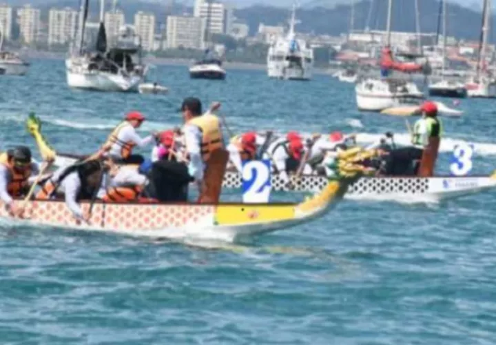 Carreras de Botes de Dragón. Foto: Cortesía