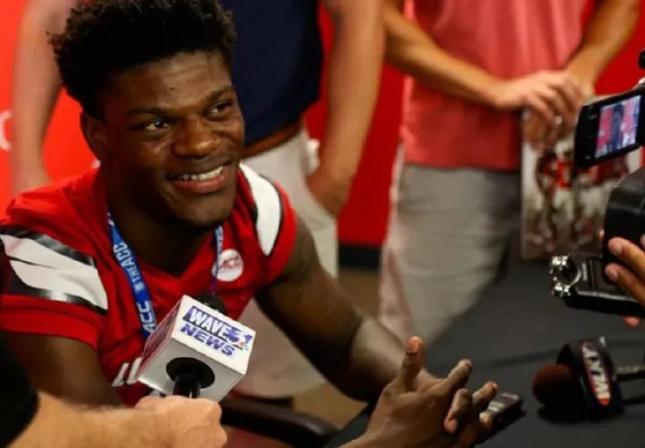 Lamar Jackson, nuevo 'quarterback' de los Baltimore Ravens. EFE