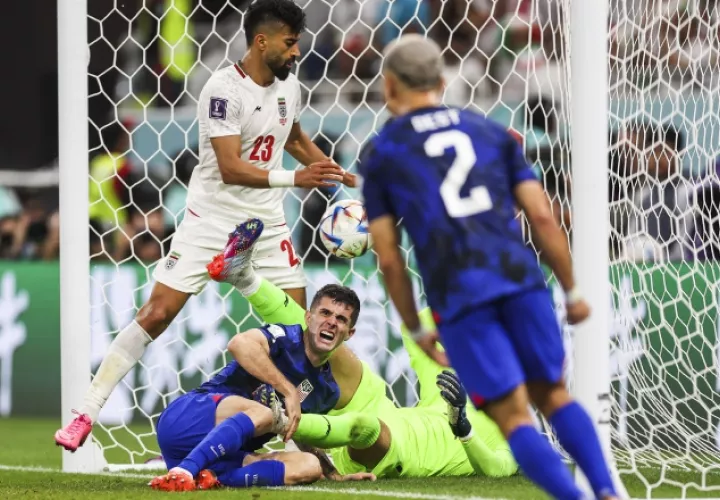 Christian Pulisic de Estados Unidos anotó el gol de su equipo. Foto:EFE