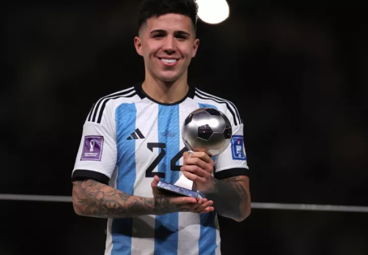 Enzo Fernández. Foto:EFE