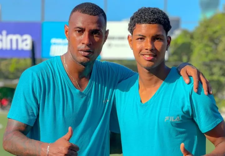 Carlos Small y Davis Contreras. Foto: Twitter