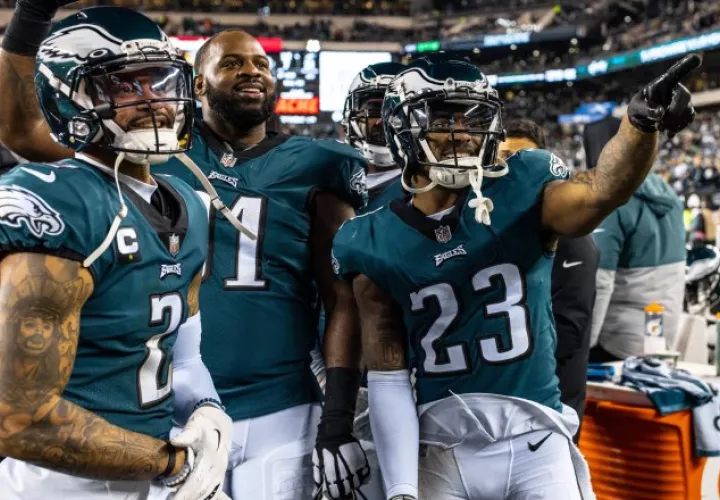 Los jugadores de los Eagles. Foto:Twitter