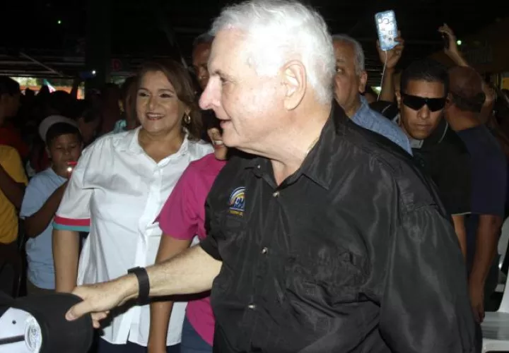 El expresidente Ricardo Martinelli, sigue su carrera política. ´Víctor Arosemena