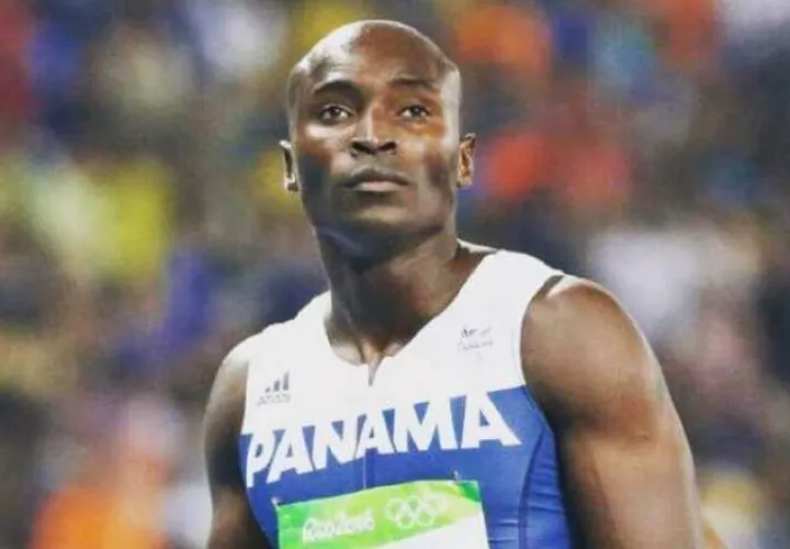 El corredor panameño Alonso Edward ganó plata en Brasil. Foto: Instagram