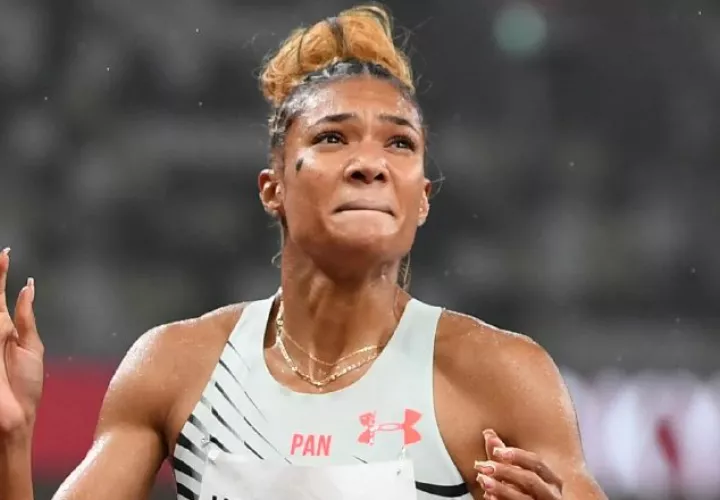 Gianna Woodruff, lista para el Mundial de Atletismo. Archivo