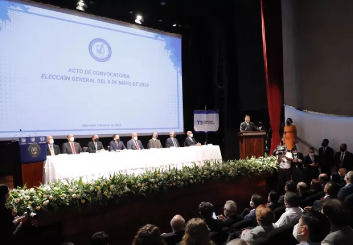 El 1 de junio de 2022 el Tribunal Electoral realizó la convocatoria para las elecciones del 5 de mayo de 2024.