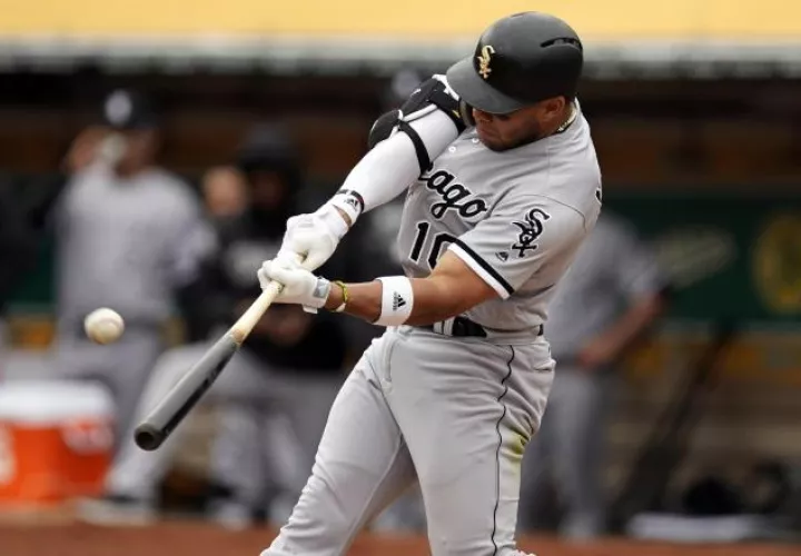 El cubano Yoan Moncada, conectó un cuadrangular. Foto: EFE