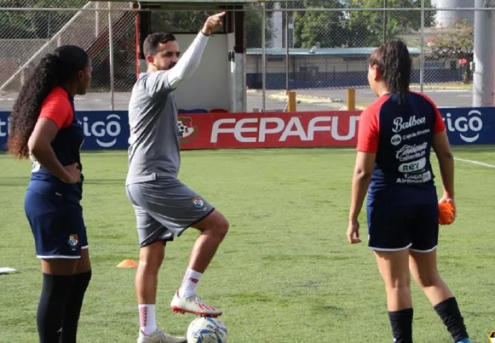 Ignacio 'Nacho' Quintana en los entrenamientos de Panamá. Foto: Fepafut