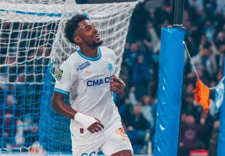 El panameño Michael Amir Murillo anotó  para el Olimpique de Marsella. Foto: @olympiquedemarseille