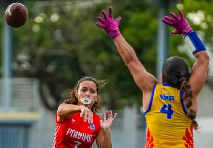 El flag football es un deporte ampliamente practicado en Panamá. Foto: Cortesía