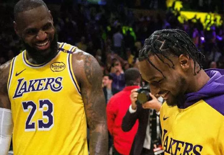 LeBron James y su hijo Bronny. Foto: Instagram 