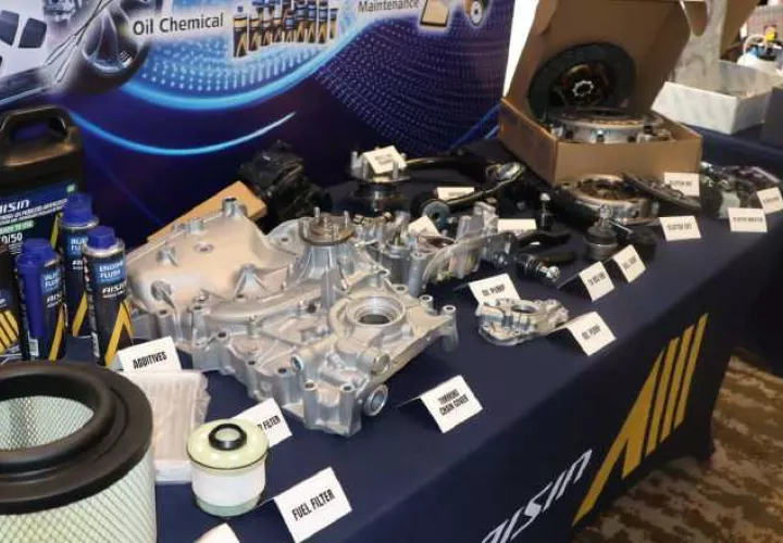 Aisin Latin America se introduce en el mercado local con la venta de repuestos para automóviles originales y alternativos. cortesía
