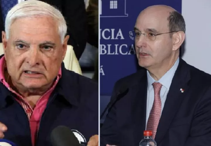 Ricardo Martinelli y Felipe Chapman.  Archivo