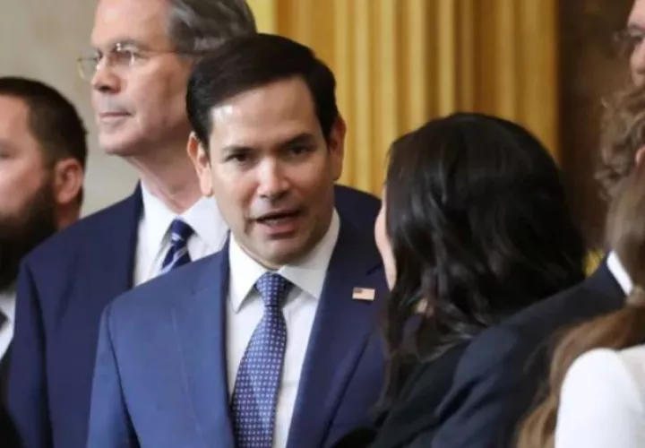 Marco Rubio, secretario de Estado de EE. UU., llega este domingo.  EFE.