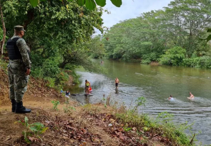 El río Mamoní es muy visitado para la estación seca. Este afluente se une al río Bayano, uno de los más largos del país, con 215 km. Archivo
