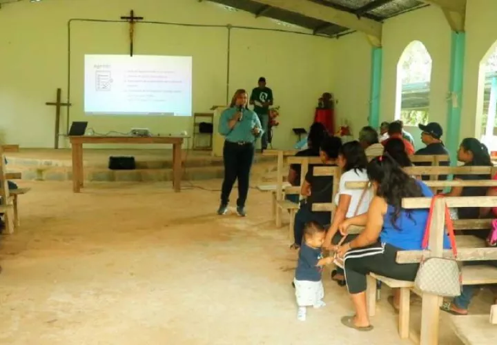 El Canal de Panamá lanzó importantes proyectos comunitarios en El Ahogado Centro, que forma parte de la cuenca de Río Indio.  Cortesía ACP