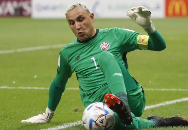 Keylor Navas, portero de la selección de Costa Rica. Foto: EFE