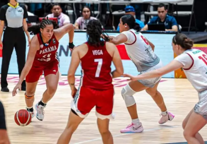 Panamá no pudo ante México en baloncesto femenino. Foto: Fepaba