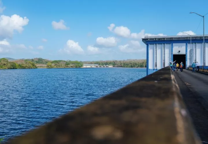 El lago Alajuela de donde toma el agua el Idaan, está a su máxima capacidad. Cortesía