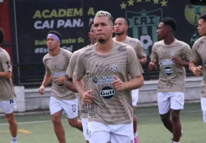 Jugadores del CAI en sus entrenamientos. Foto: Twitter