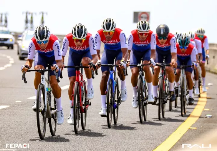 Selección de Ciclismo de Panamá. Foto: Fepaci