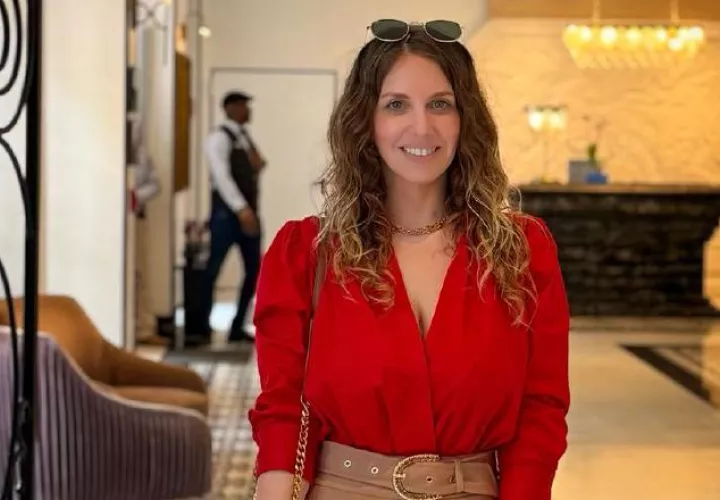 La diputada María Celeste Ponce visitó Panamá por primera vez, la semana pasada. Cortesía