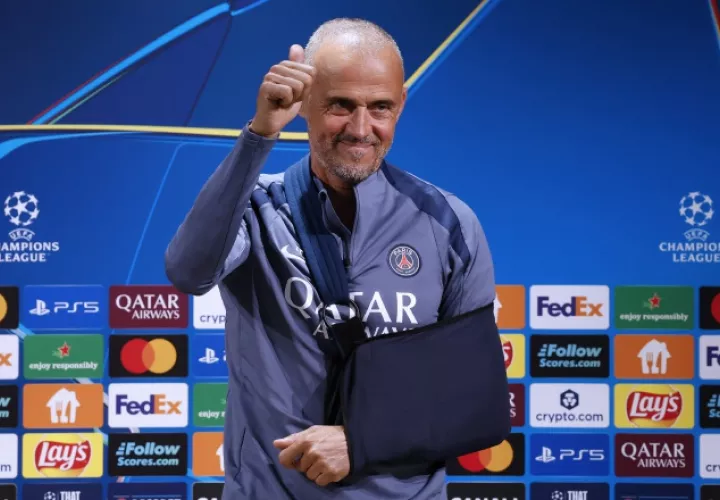 Luis Enrique Martínez, técnico del PSG. Foto: EFE