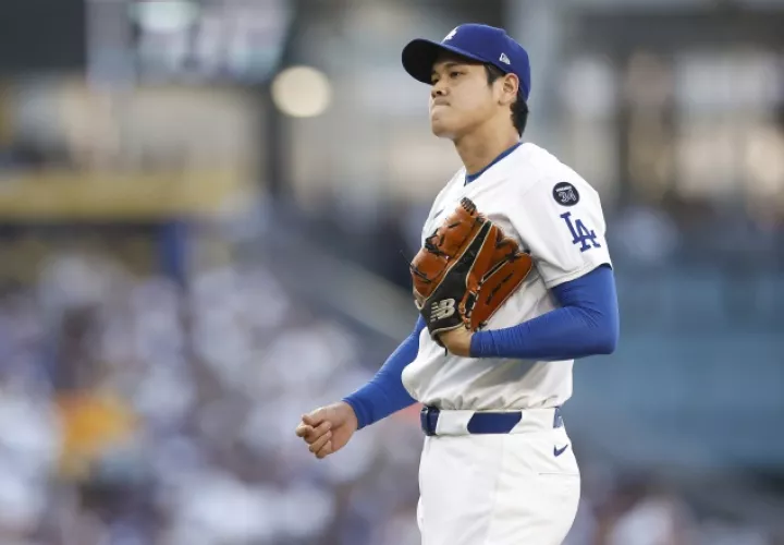 El japonés Shohei Ohtani de los Dodgers. Foto: EFE
