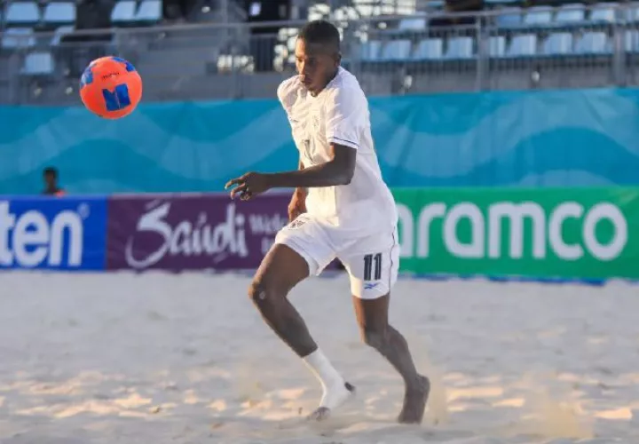 Eliécer García, jugador de la selección de fútbol playa de Panamá. Foto: FPF