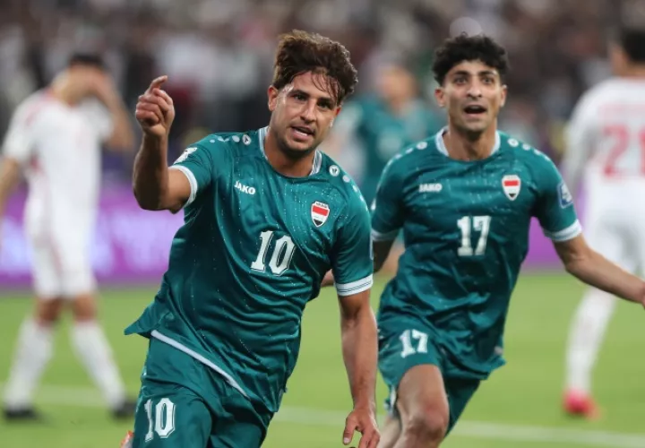 El jugador Mohanad Ali de Irak (10). Foto; EFE