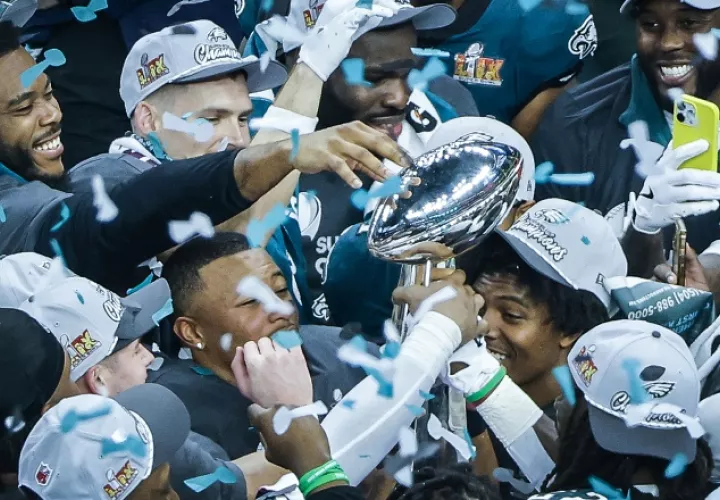 Los Philadelphia Eagles son los actuales campeones. Foto: EFE