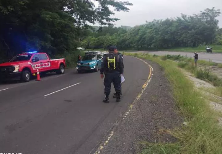 Loma Campana es uno de los puntos de la carretera Panamericana en que, frecuentemente, se registran accidenes de tránsito.  Archivo