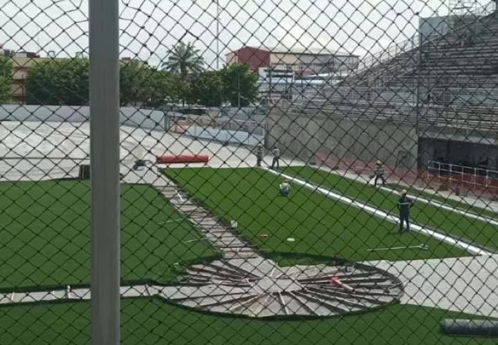 Trabajos del Roberto Mariano Bula se encuentran adelantados. Foto: Pandeportes