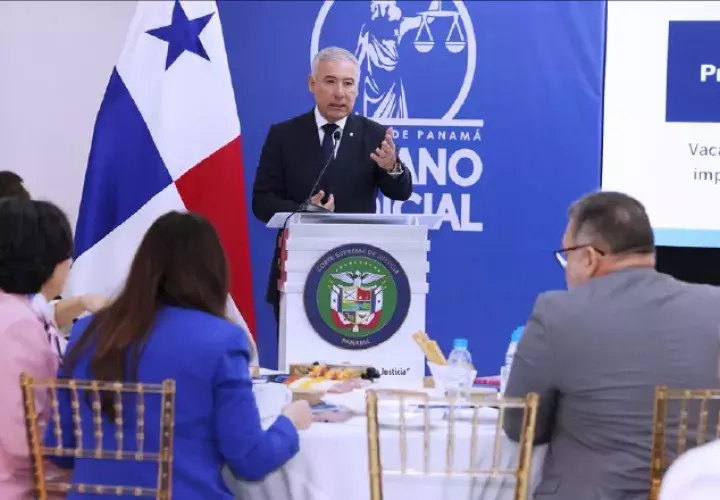 Olmedo Arrocha, vicepresidente de la Corte Suprema de Justicia.  Foto: Cortesía 