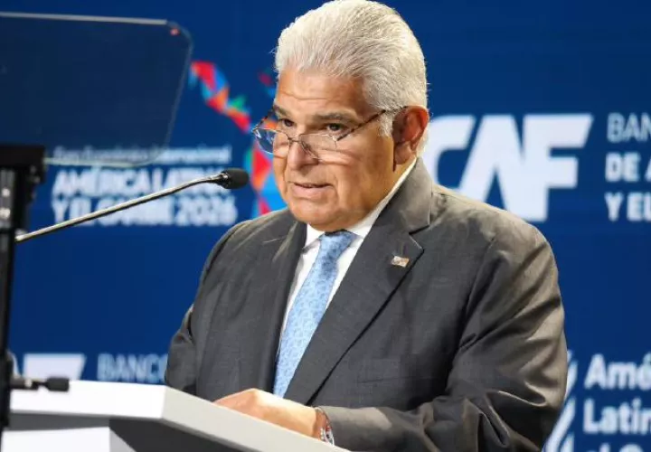 José Raúl Mulino es el mandatario anfitrión de esta cumbre del CAF que, por segundo año consecutivo se celebra en nuestro país. Cortesía