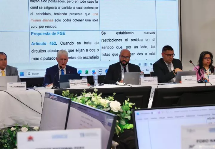 En la sesión de este miércoles se avanzó con la discusión de cuatro artículos referentes a la votación en circuitos plurinominales.  Cortesía