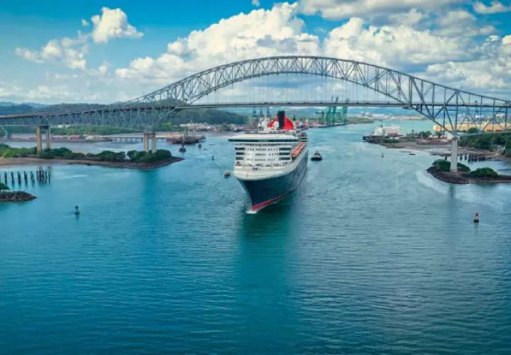 El promedio diario de barcos que cruzó el Canal en enero fue de 38.8, superando la media de 2025. Cortesía