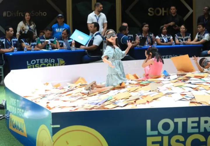 Foto de la última lotería fiscal, celebrada la semana pasada.  Cortesía