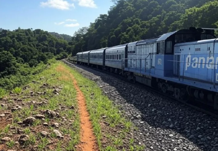 El tren tendrá una extensión de 475 kilómetros y 14 estaciones que van desde Albrook hasta Paso Canoas.  Creada con IA