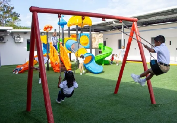 Centro infantil de Caimitillo (Panamá), hecho con fondos de la descentralización. Cortesía