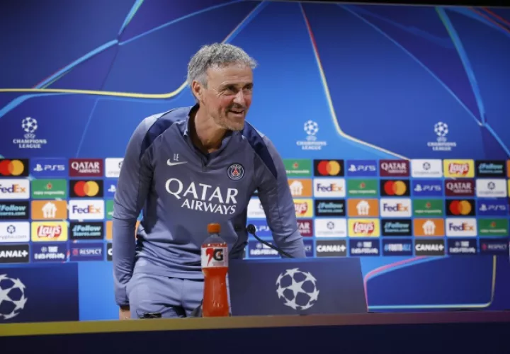 Luis Enrique, técnico del PSG. Foto: EFE