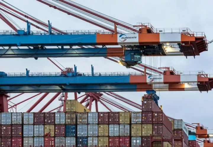 El sistema portuario es uno de los componentes fundamentales del hub logístico, dedicado en su mayoría al trasbordo de contenedores. Foto ilustrativa