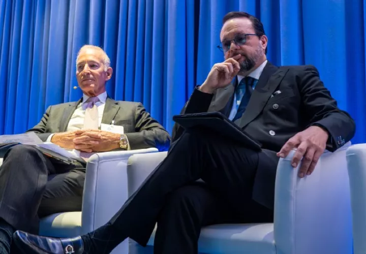 El ministro Moltó realizó una ponencia durante el foro de este año Cortesía